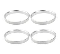 X AUTOHAUX 4pcs OD 71.5mm a ID 67.1mm Lega di Alluminio Auto mozzo centrico Anelli