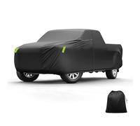 X AUTOHAUX Copertura impermeabile per camion fino a 500 cm, protezione per tutte le stagioni, anti-UV, antivento, cerniera sul lato sinistro e tasche per specchi, resistente