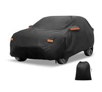 X AUTOHAUX Copertura per auto per Kia Niro 210D-PU, copertura completa per tutte le condizioni atmosferiche, con cerniera per porta, impermeabile, antivento, protezione da sole, pioggia, neve