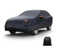 X AUTOHAUX Copertura per auto per Mazda CX-5 Pellicola di Alluminio Esterna Impermeabile Sole Pioggia Neve Grandine Protezione con Cerniera Porta