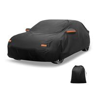 X AUTOHAUX Copertura per auto per Mazda CX-50 Pellicola di Alluminio Esterna Impermeabile Sole Pioggia Neve Grandine Protezione con Cerniera Porta