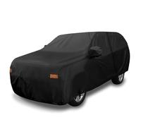 X AUTOHAUX Copertura per auto SUV per Chevrolet Tahoe 4 porte 2007-2020 impermeabile per esterni sole pioggia polvere vento neve protezione 190T PU W/porta conducente cerniera nera