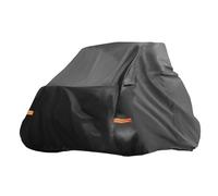 X AUTOHAUX Copertura UTV per Polaris RZR Turbo R, impermeabile, laterale per Polaris RZR Turbo R, protezione da sole e pioggia, 210D, in poliuretano, nero, 320 x 180 cm x 180 cm