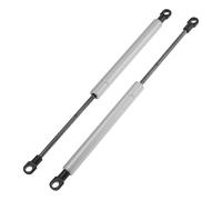 X AUTOHAUX Molle a gas da 300 mm/120 kg/12 kg, color argento, in acciaio al carbonio, 2 pezzi, per camper, auto, coperchio, scatola di immagazzinaggio