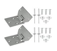 X AUTOHAUX Set di 2 cerniere per sedile da golf con fondo e piastra per EZGO TXT Medalist Shuttle MPT Lavoro Cavallo Gas ed Elettrico Modelli 1994-Up Sostituire 71610-G01 71609-G01