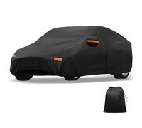 X AUTOHAUX Telo copriauto per Kia EV6, impermeabile, protezione da sole, pioggia, neve, grandine, con cerniera laterale sinistra, materiale 210D-PU