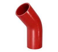 X AUTOHAUX Tubo a gomito in silicone da 63 mm, diametro interno 6,3 cm, lunghezza 45 gradi, spessore 5 mm, rinforzato a 4 strati, ad alta temperatura, turbo intercooler, tubo di aspirazione