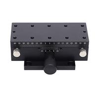 X - Axis Linear Stage HB - A90 | 0.01mm Accurate Manual Sliding Table | Dovetail Groove Platform for Laboratory/Optical/CNC Equipment | 90x40mm Aluminum Alloy Stage