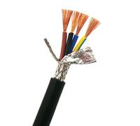 X-BAOFU Cavo della guaina del filo schermato 2, 3, 4 nucleo 2.5mm² con filo di controllo a doppia schermatura del rame del rame di ossigeno puro di ossigeno Rvvp. ( Colore : 5m , Taglia : 3-core 2.5mm