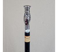 X Bastone Da Passeggio In Legno Argento 98 Cm Templer Shake Hands