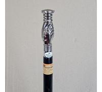 X Bastone Da Passeggio In Legno Argento 98 Cm Templer Shake Hands