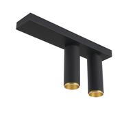 Loom Design Faretto da soffitto X-Beam 2 luci LED Nero/Oro