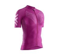 X-Bionic 4.0 Bike Zip Shirt Short Sleeve Women, Donna, Twyce Purple/Arctic White, M