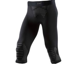 X-Bionic - Calzamaglia tecnica - Invent 4.0 Pants 3/4 M Black/Charcoal per Uomo - Taglia S - Nero