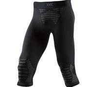 X-Bionic - Calzamaglia tecnica - Invent 4.0 Pants 3/4 M Black/Charcoal per Uomo - Taglia XL - Nero