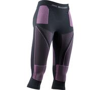 X-Bionic - Collant 3/4 technique - Energy Accumulator 4.0 Pants 3/4 W Charcoal/Magnolia per Donne - Taglia S - Grigio
