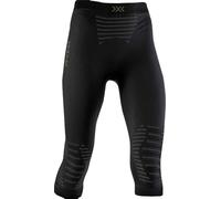 X-Bionic - Collant tecnici - Invent 4.0 Pants 3/4 W Black/Charcoal per Donne - Taglia L - Nero
