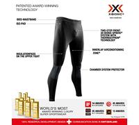 X-Bionic Combat Energizer 4.0, Pantaloni Unisex - Adulto, Black/Anthracite, XS