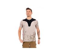 Maglia a maniche corte x bionic corefusion run beige nera da uomo