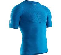 X-Bionic Effektor 4.0 Run Shirt Short Sleeve Men Shirt, Uomo, Teal Blue/Dolomit Grey, M