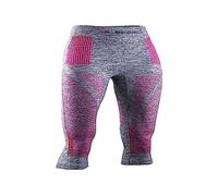 X-Bionic Energy Accumulator 4.0 3/4, Pantaloni Funzionali Donna, Dark Grey Melange/Water Green, S