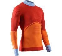 X-BIONIC Energy Accumulator 4.0 Levada Shirt Turtle Neck Lg Sl - Unisex - Arancione - Taglia L- modello 2025