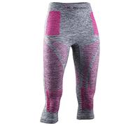 X-Bionic Energy Accumulator 4.0 Melange 3/4 Strato Base Pantaloni Funzionali, Donna, Grey Melange/Pink, XL