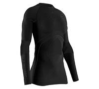 X-Bionic Energy Accumulator 4.0 Round Neck Long Sleeves Strato Base Camicia Funzionale, Donna, Black/Black, M