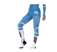 X-BIONIC ENERGY ACCUMULATOR LIGHT PANTS 3/4 (MINERAL BLUE/ARCTIC WHITE) Calze tecniche da gara da sci da donna L