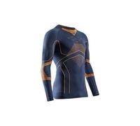 X-BIONIC ENERGY ACCUMULATOR LIGHT SHIRT LS (MARINE/ORANGE) Maglietta da sci da uomo S