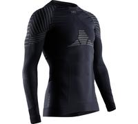X-Bionic - Intimo tecnico - Invent 4.0 Round Neck LS M Black/Charcoal per Uomo - Taglia S - Nero