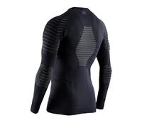 X-Bionic Invent 4.0 Maglia Termica Manica Lunga a Compressione Uomo Running, Sci, Ciclismo, Fitness e Sport Invernali, Nero, L