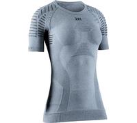 X-Bionic Invent 4.0 - Maglia Termica Donna Manica Corta a Compressione - Alte Prestazioni per Running, Sci, Ciclismo, Fitness, e Sport Invernali - Adatta a Climi Rigidi, GREY MELANGE/ANTHRACITE, S