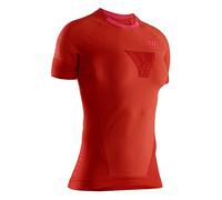 X-Bionic Invent 4.0 - Maglia Termica Donna Manica Corta a Compressione - Alte Prestazioni per Running, Sci, Ciclismo, Fitness e Sport Invernali, Arancia, L