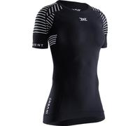 X-Bionic Invent 4.0 - Maglia Termica Donna Manica Corta a Compressione - Alte Prestazioni per Running, Sci, Ciclismo, Fitness, e Sport Invernali - Adatta a Climi Rigidi, Opal Black/Arctic White, XL
