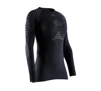Maglia x bionic invent 4 0 a manica lunga da donna nero grigio