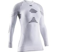 X-Bionic Invent 4.0 Maglia Termica Manica Lunga a Compressione Donna Running, Sci, Ciclismo, Fitness e Sport Invernali, Bianco XS