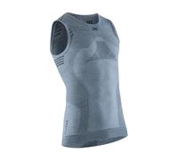 X-Bionic Invent 4.0 - Maglia Termica Uomo Senza Maniche a Compressione - Canotta Termica Uomo ad Alte Prestazioni per Running, Sci, Ciclismo, Fitness, e Sport Invernali - Per Climi Rigidi, M, Grigio