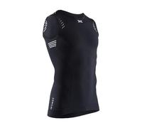 X-Bionic Invent 4.0 - Maglia Termica Uomo Senza Maniche a Compressione - Canotta Termica Uomo ad Alte Prestazioni per Running, Sci, Ciclismo, Fitness, e Sport Invernali - Per Climi Rigidi, L, Nero