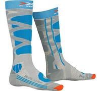 X-Bionic Ski Control 4.0 Calze G160 Grey Melange/Turquoise 39-40