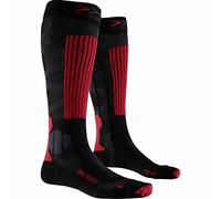 X-Bionic Ski Rider 4.0 Calze G165 Dark Grey Melange/Red/Black 45-47