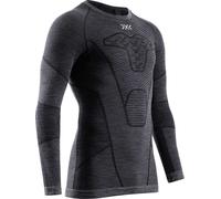 X-Bionic - T-shirt tecnica a maniche lunghe - Symbio Merino Shirt LS M Rhino Grey per Uomo - Taglia XL - Grigio