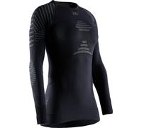 X-Bionic - T-shirt tecnica maniche lunghe - Invent 4.0 Round Neck LS W Black/Charcoal per Donne - Taglia S - Nero