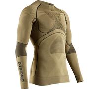X-Bionic - T-shirt tecnico a maniche lunghe - Radiactor 4.0 Round Neck LS M Gold/Black - Taglia S - Oro