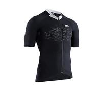 X-Bionic The Trick 4.0 Bike Zip Shirt Short Sleeve Men, Uomo, Opal Black/Arctic White, M