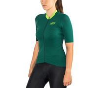 X-BIONIC The Trick 4.0 Bike Zip Shirt Short Sleeve Women Shirt, Donna, Pine Green/Amazonas Green, M