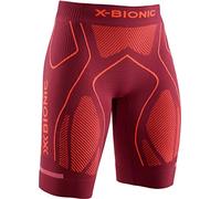 X-BIONIC The Trick 4.0 Run Shorts Women Shorts, Donna, Dark Ruby/Kurkuma Orange, M
