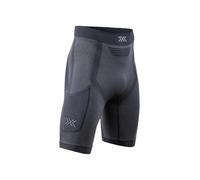 X-Bionic Uomo Xceed Run Short Collant, x Black-Rhino Grey, S
