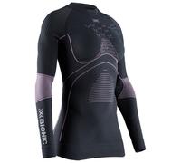 X-BIONIC Maglia ENERGY ACCUM 4.0 RNECK LS W Intimo Tecnico Donna - S - CHARCOAL-MAGNOLIA