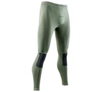 X-BIONIC® X-PLORER ENERGIZER 4.0 Pantaloni a Compressione Termici Invernalli Uomo - Alte Prestazioni per Corsa, Sci, Fitness, Verde Oliva XL
